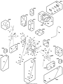 Controls Group Diagram and Parts List for 1696833-03 (ELITE1527)(2019) Briggs and Stratton Snow Blower